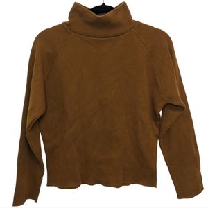 A.Y Studio Women's Mustard Brown Turtleneck Sweater - Fits like Size S 🍂✨